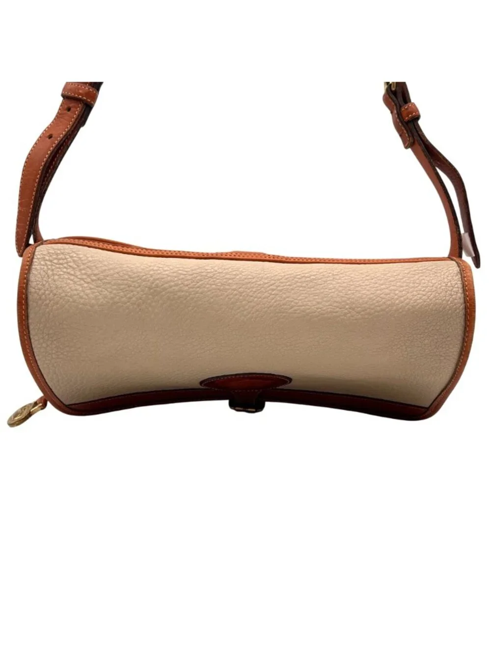 Dooney & Bourke Vintage All-Weather Leather Purse Shoulder Bag Tan Made in USA - Picture 10 of 16